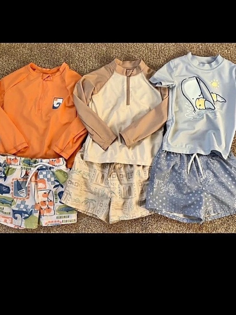 Toddler 3T Carters Swimsuits (Bundle of 3)